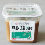 胚芽米糀入りみそ販売再開のお知らせ。