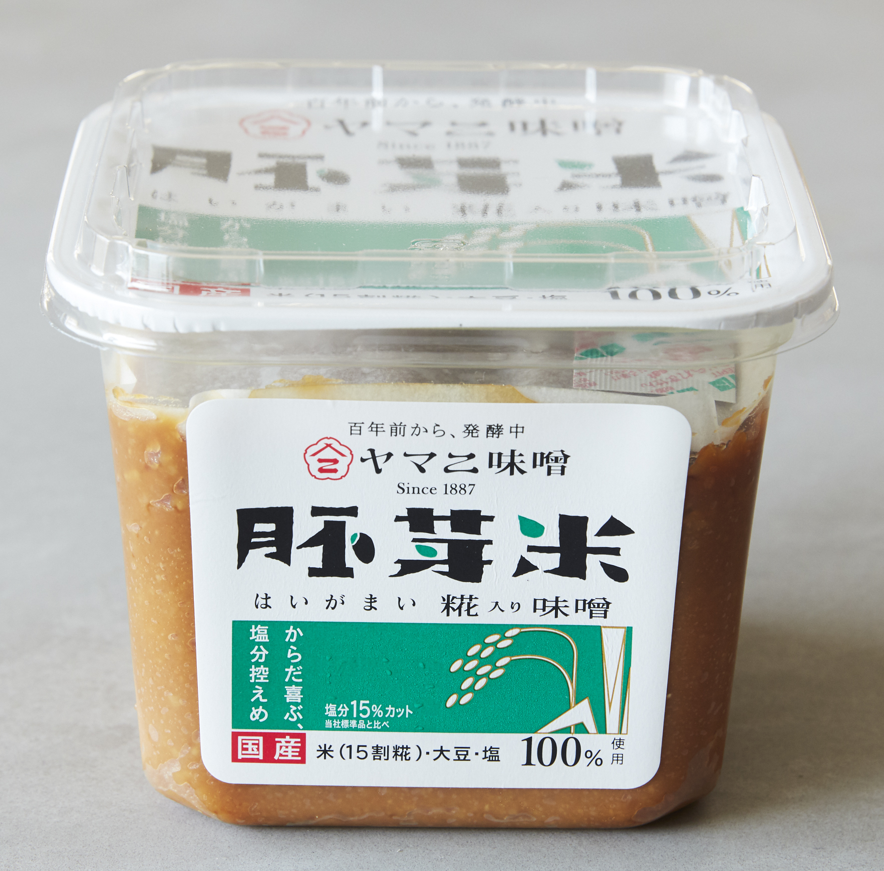 胚芽米糀入りみそ販売再開のお知らせ。